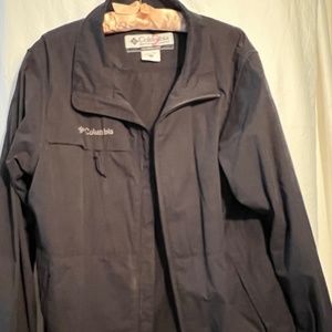 Black Columbia Lightweight Jacket, Large